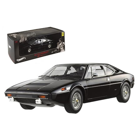 Hot Wheels Ferrari Dino 308 GT4 Elvis Presley Owned Black Elite Edition 1-18 Diecast Model Car V7425